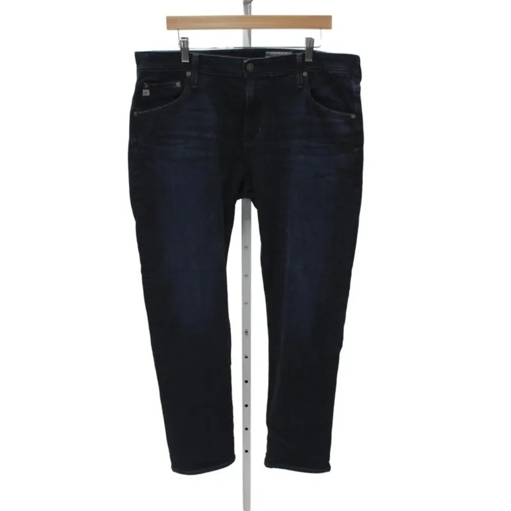 AG Mens Straight Blue Cotton Jeans Size 38